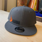 Defiance Kustoms Hat - Orange Flame Logo Flatbill - Langford Industries