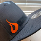 Defiance Kustoms Hat - Orange Flame Logo Flatbill - Langford Industries